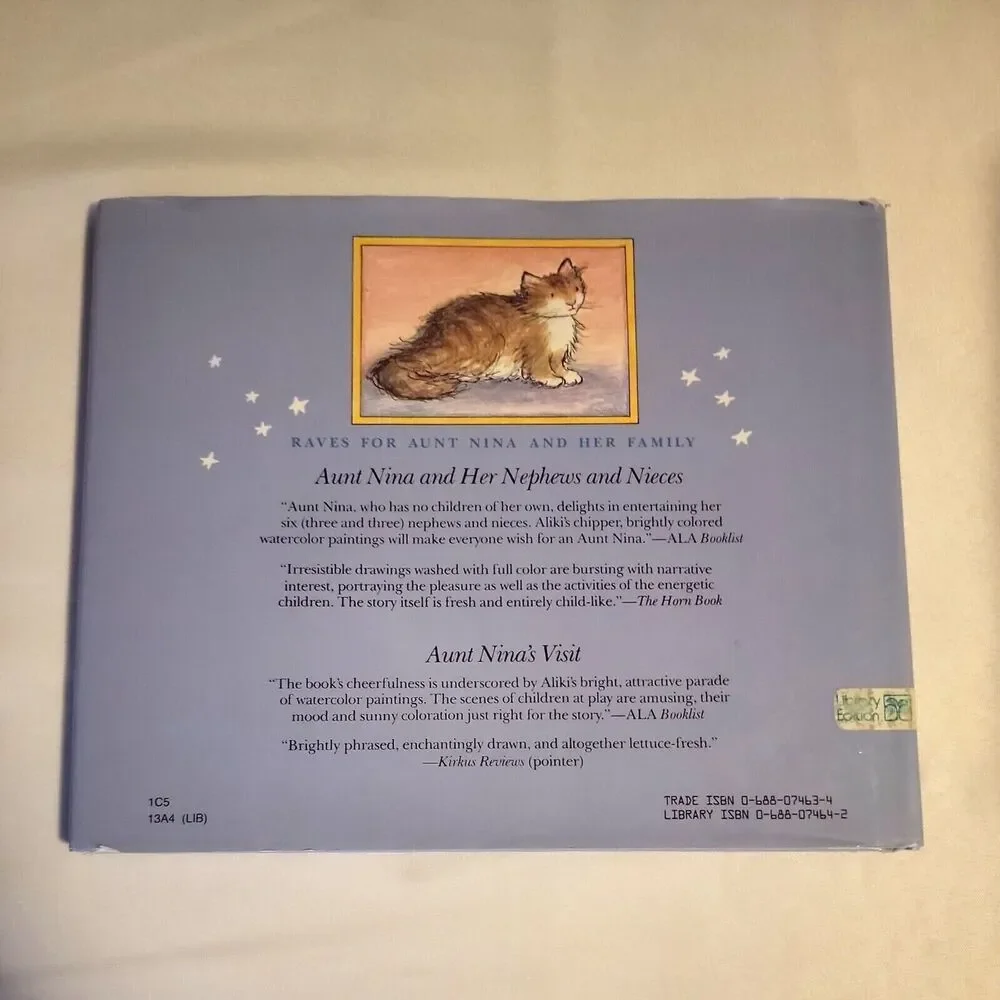 Aunt Nina, Good Night By Franz Brandenberg Hardback Book Dust Cover Used